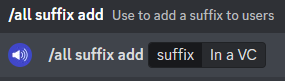 Adding a suffix